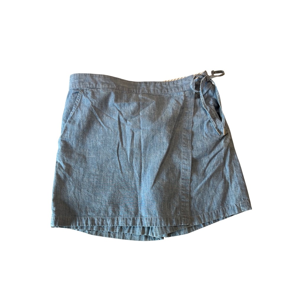 Brooks Brothers Blue Wrap Skort